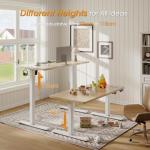 Flamaker Height Adjustable Electric Standing Desk - Beige