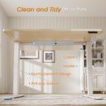 Flamaker Height Adjustable Electric Standing Desk - Beige