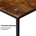 HOMIDEC 160x60cm Computer Desk with Bookshelf