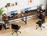 HOMIDEC 160x60cm Computer Desk with Bookshelf