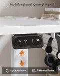 Devoko Height Adjustable Electric Standing Desk, White