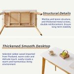 Aibiju Small Wood Computer Desk with Drawer