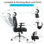 Ticova Ergonomic High Back Office Chair