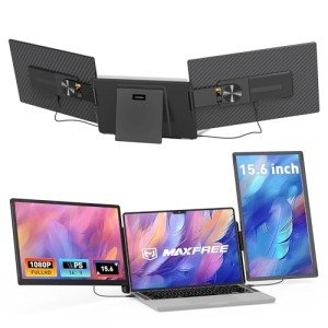 Maxfree 15.6" FHD Triple Screen Laptop Extender
