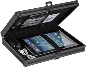 Locking Storage Clipboard in Tactical Black