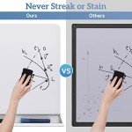 Magnetic Glass Desktop Dry Erase Board 23”x17”