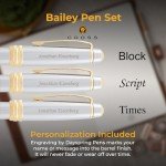 Personalized Cross Bailey Medalist Pen Set