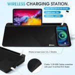 Varhomax Glass Dry Erase Whiteboard with Charger