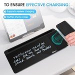 Varhomax Glass Dry Erase Whiteboard with Charger