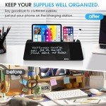 Varhomax Glass Dry Erase Whiteboard with Charger