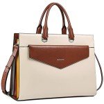 BOSTANTEN Women's 15.6" Leather Laptop Briefcase