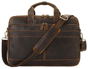 Stylish Leather Briefcase for Business Travel