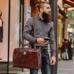 Italian Leather Briefcase for Healthcare Professionals