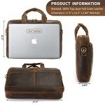 Stylish Leather Briefcase for Business Travel