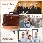 Italian Leather Briefcase for Healthcare Professionals