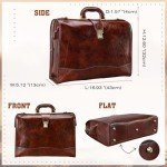 Italian Leather Briefcase for Healthcare Professionals