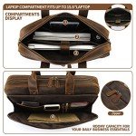 Stylish Leather Briefcase for Business Travel