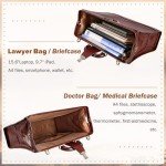Italian Leather Briefcase for Healthcare Professionals