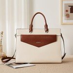 BOSTANTEN Women's 15.6" Leather Laptop Briefcase
