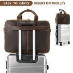 Stylish Leather Briefcase for Business Travel