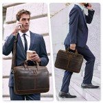 Stylish Leather Briefcase for Business Travel