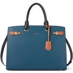 BOSTANTEN Women's 15.6 Inch Leather Laptop Briefcase
