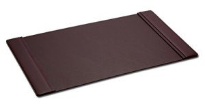 Luxury Leather Desk Pad with Side Rails