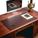 Luxury Leather Executive Desk Blotter, 38" x 24