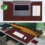 Elizo Full-Grain Leather Desk Mat Set