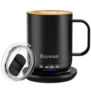 Kepwam Smart Heated Coffee Mug 14oz - Touch Control