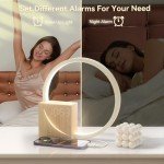 Sunrise Alarm Clock with White Noise and USB
