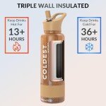 40 oz Stainless Steel Insulated Water Bottle