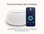 SNOOZ Pro Smart White Noise Machine with Travel Case