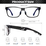 Blue Light Blocking Glasses for Men and Gaming