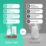 Y&O 1600ml Glass Essential Oil Diffuser