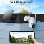 Solar Wireless Security Camera with Night Vision