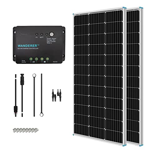 Renogy 200W Monocrystalline Solar Panel Kit