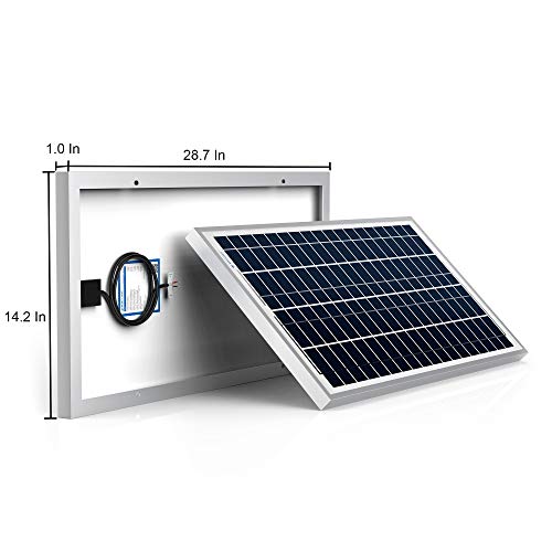 ACOPOWER 35W Poly Solar Panel for Off-Grid Use