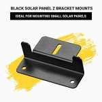 Lightweight Z Bracket Mount for Solar Panels
