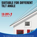 ECO-WORTHY Roof Mounting Kit for Solar Panels