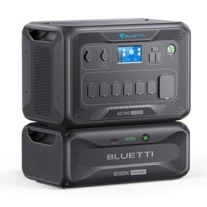 BLUETTI AC300 Solar Generator with B300K Battery