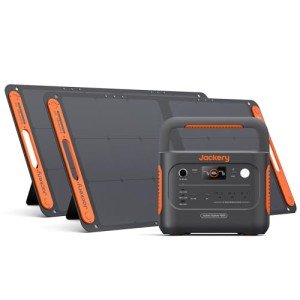 Jackery 1000W Solar Generator with Dual Solar Panels