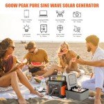 PGYOB 400W Portable Solar Generator for Outdoors