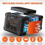 PGYOB 400W Portable Solar Generator for Outdoors