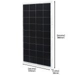 Nature's Generator 100W Solar Panel & 50ft Cable