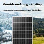 Nature's Generator 100W Solar Panel & 50ft Cable
