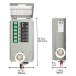 Nature's Generator 30 Amp Manual Transfer Switch Kit
