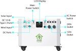 Nature's Generator Powerhouse 7200W Solar Generator