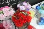 Pink Rose & Carnation Soap Flower Bouquet