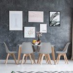 White Rectangular Dining Table and Chair Set